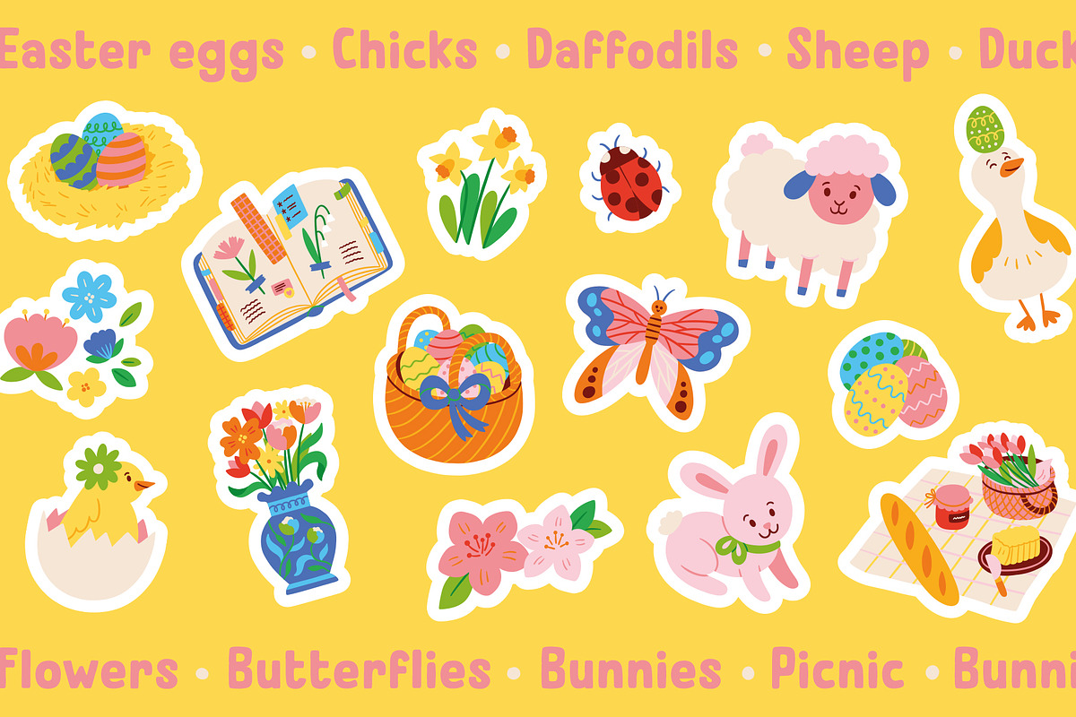 Easter & Spring Pack - Vector, a Seasonal Illustration by Carole Chevalier (Photo 6 of 11)