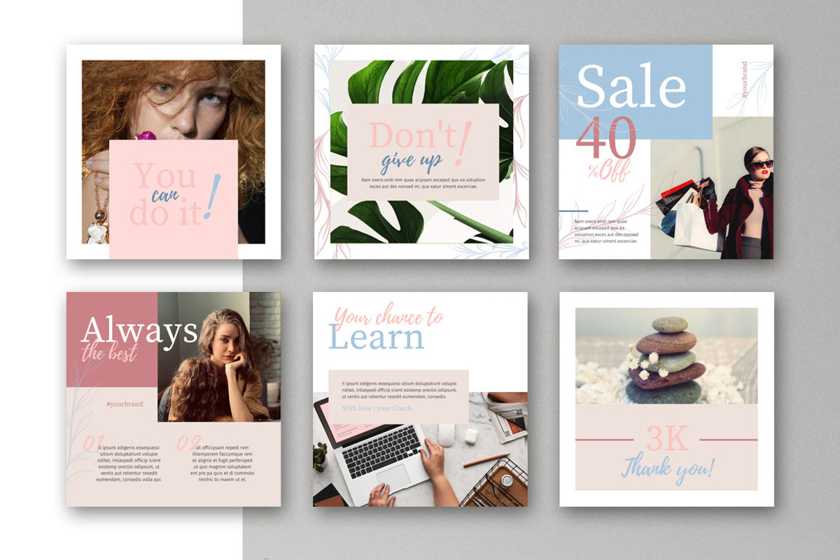 CANVA Instagram for Course Creators, a Social Media Template by Sabin (Photo 6 of 6)