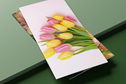 Bouquet of tulips. 56 images, a Holiday Photo by Handmadefont (Thumbnail 7 of 11)