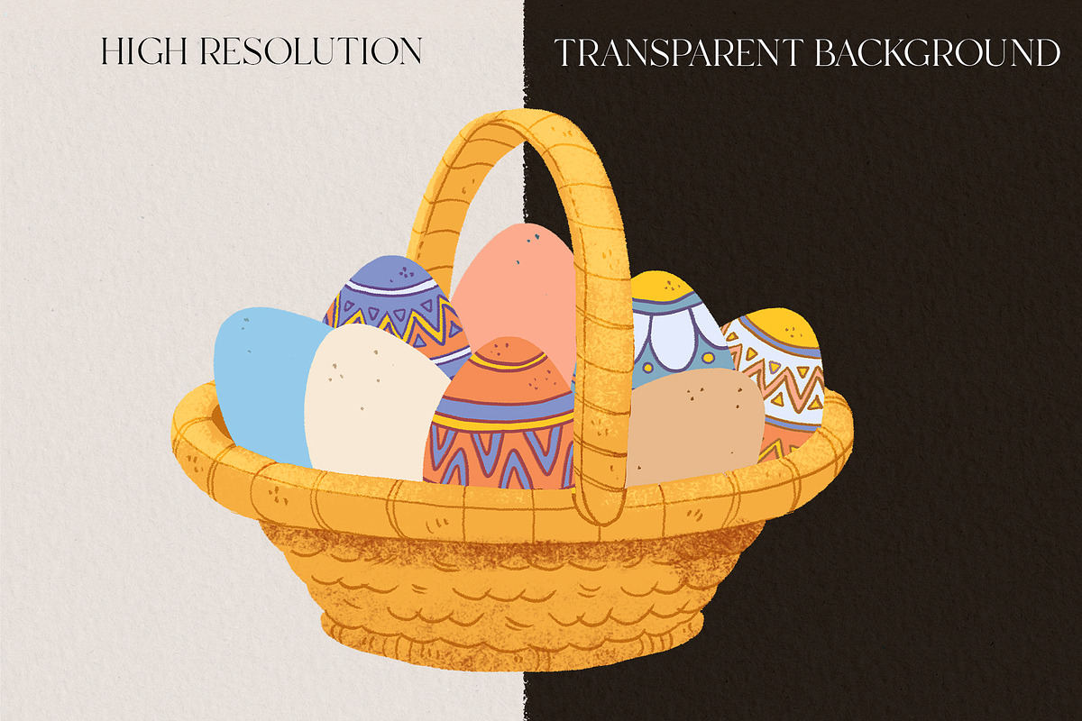 Easter Eggs Clipart, a Seasonal Illustration by LukaJreym (Photo 7 of 9)