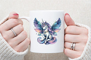 Cute Fairy Unicorn Sublimation Clipa, an Illustration by Sublimation Artist (Thumbnail 5 of 6)