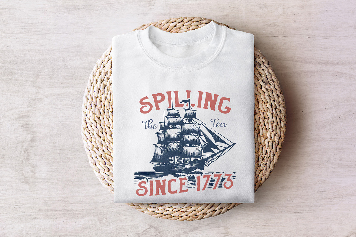 Spilling the Tea png, Patriotic PNG, an Illustration by SharpMarketplace (Photo 8 of 9)