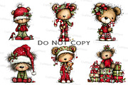 Wishmical Christmas Teddy Bear, an Illustration by Craft Nest (Thumbnail 7 of 8)