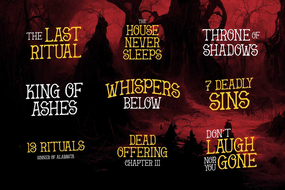 Lochta | New Fantasy Font, a Blackletter Font by Denustudios (Photo 7 of 12)