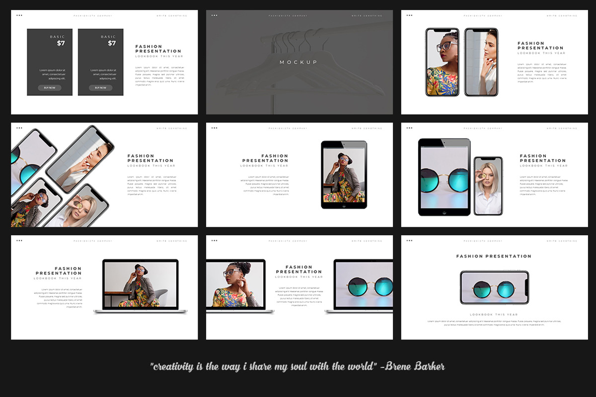 Fashionista - Fashion Keynote, a Presentation Template by desvibes (Photo 11 of 11)