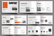 Company Profile Brochure Template, a Brochure Template by MightyDesign (Thumbnail 1 of 8)