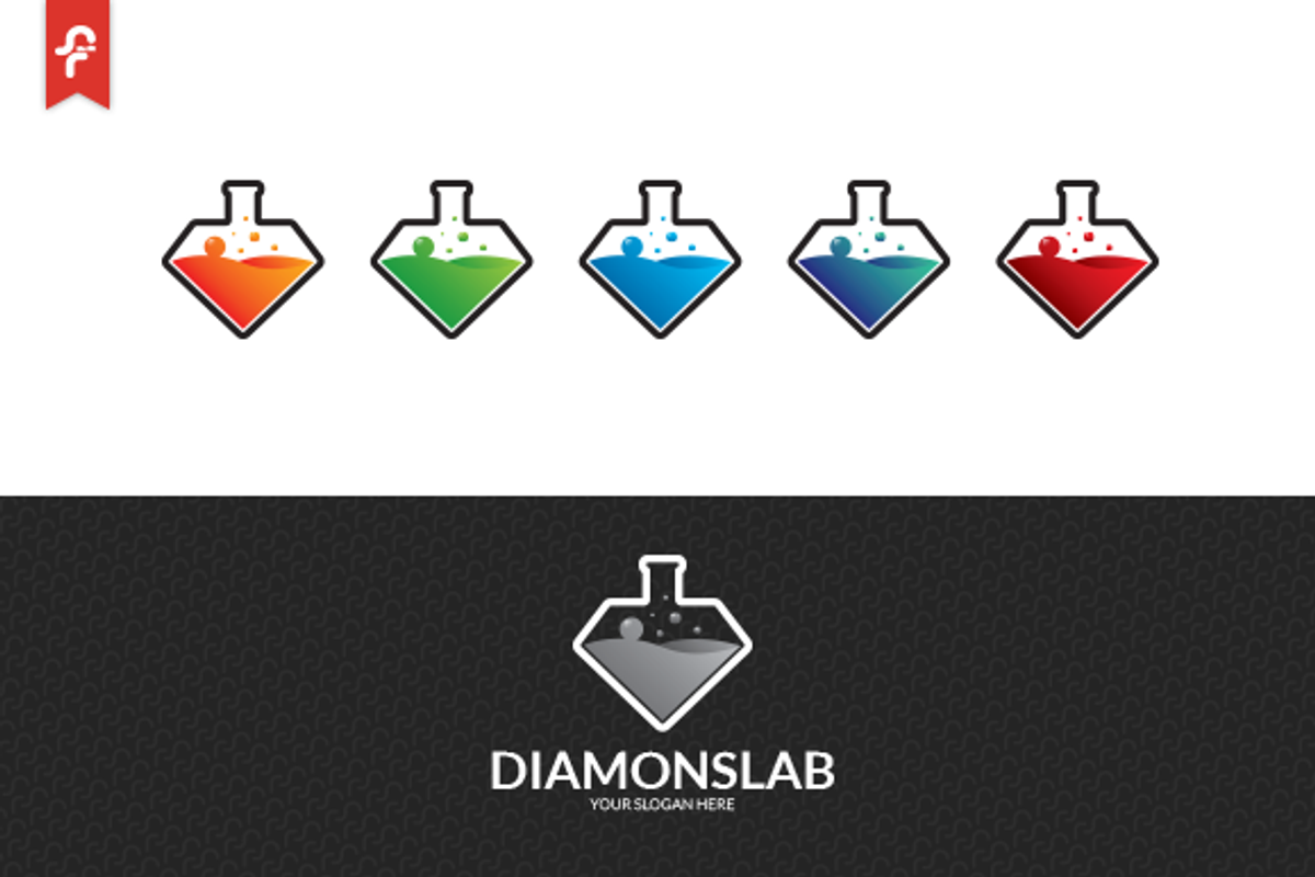 Diamonds Lab Logo, a Templates & Theme by ft.studio