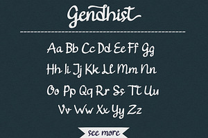 Gendhist Font