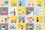 Animated Housekeeping Icons, a Duotone Icon by Prosymbols (Thumbnail 5 of 10)