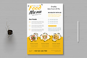 Food Flyer Template, a Flyer Template by MightyDesign