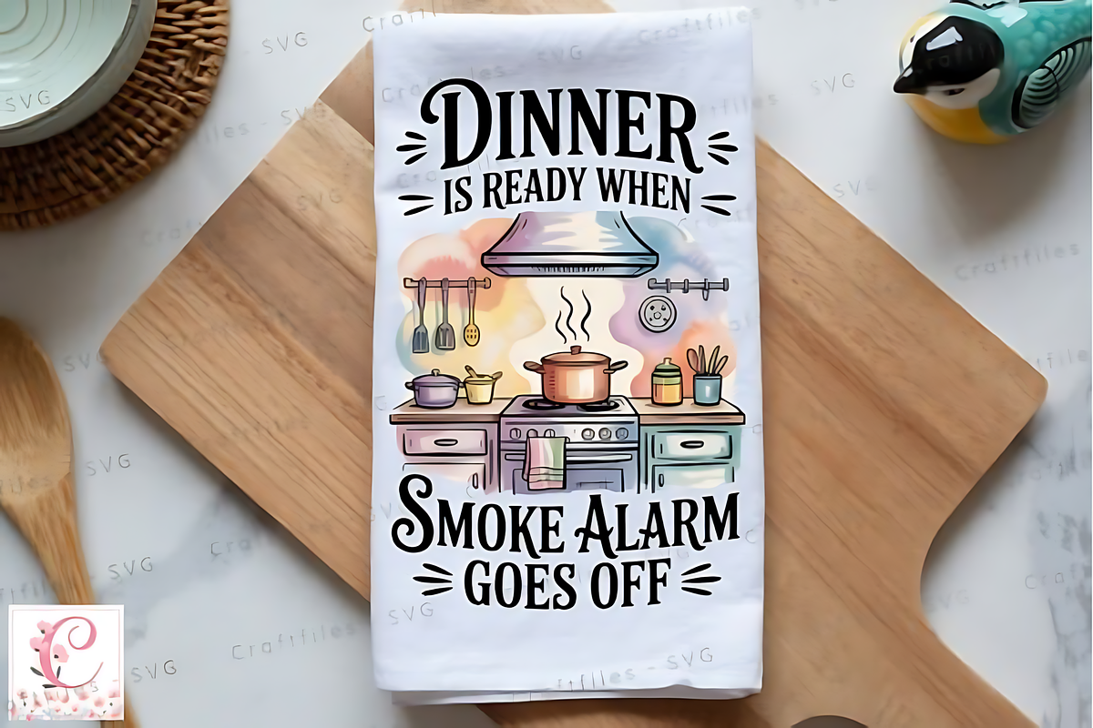 Funny Kitchen Dish Towel PNG, a Background Graphic by Design Station (Photo 2 of 4)