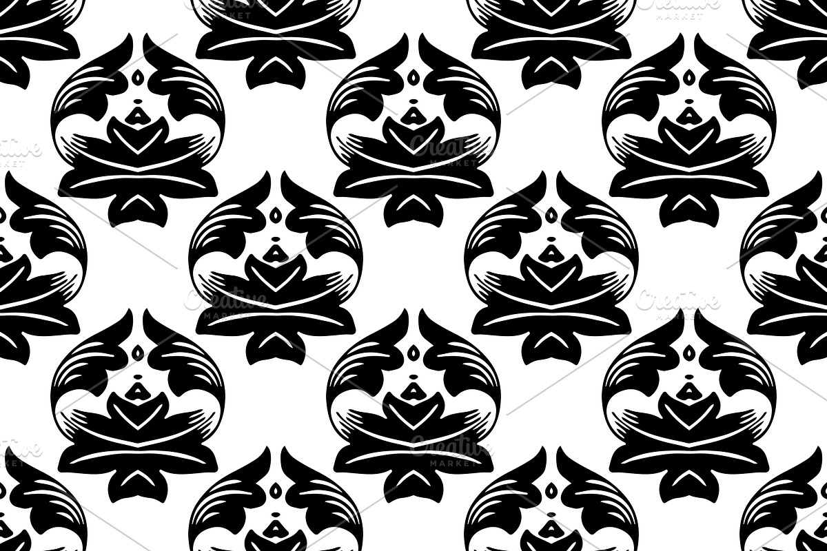 1,440 Damask Patterns in 60 Colors, a Pattern Graphic by Paper Element (Photo 5 of 22)