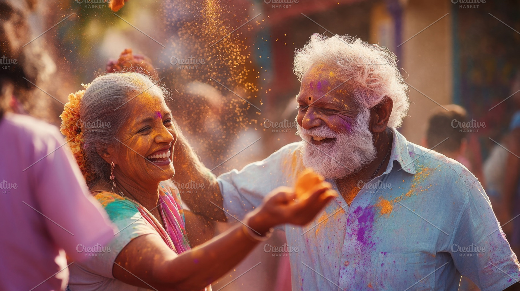 Vibrant festival celebration, a Photo by Beautiful things