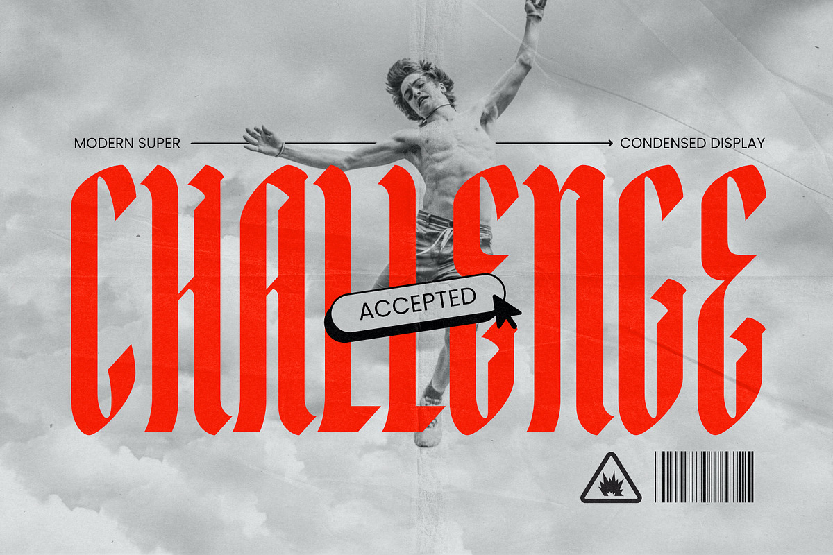 Karmano - Condensed Blackletter Font, a Blackletter Font by Surplus Type Co (Photo 5 of 10)