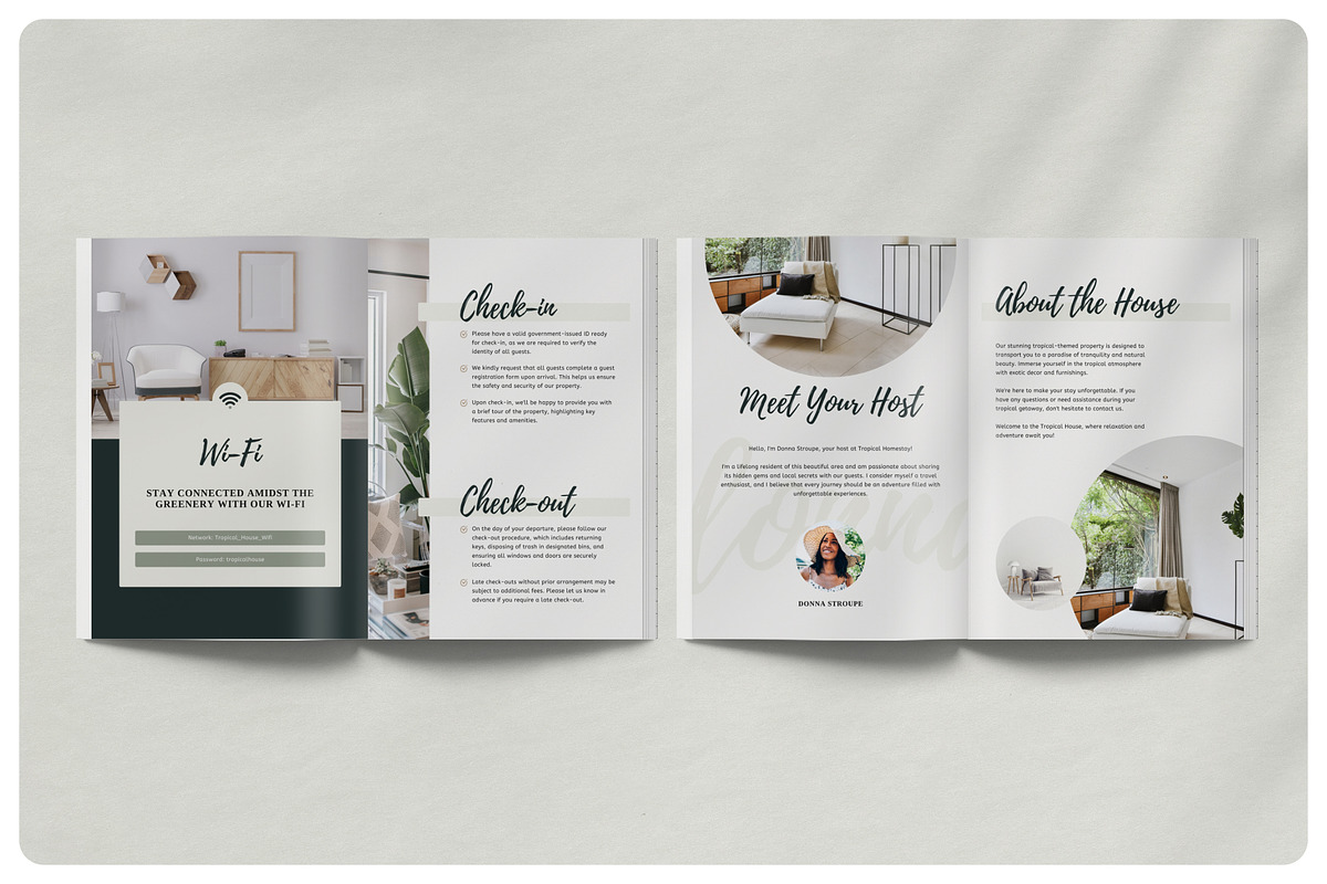 Airbnb Welcome Book Template - Main Image