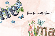12 Months Lettering Clipart, a Seasonal Illustration by Loony Dream Designs (Thumbnail 4 of 4)
