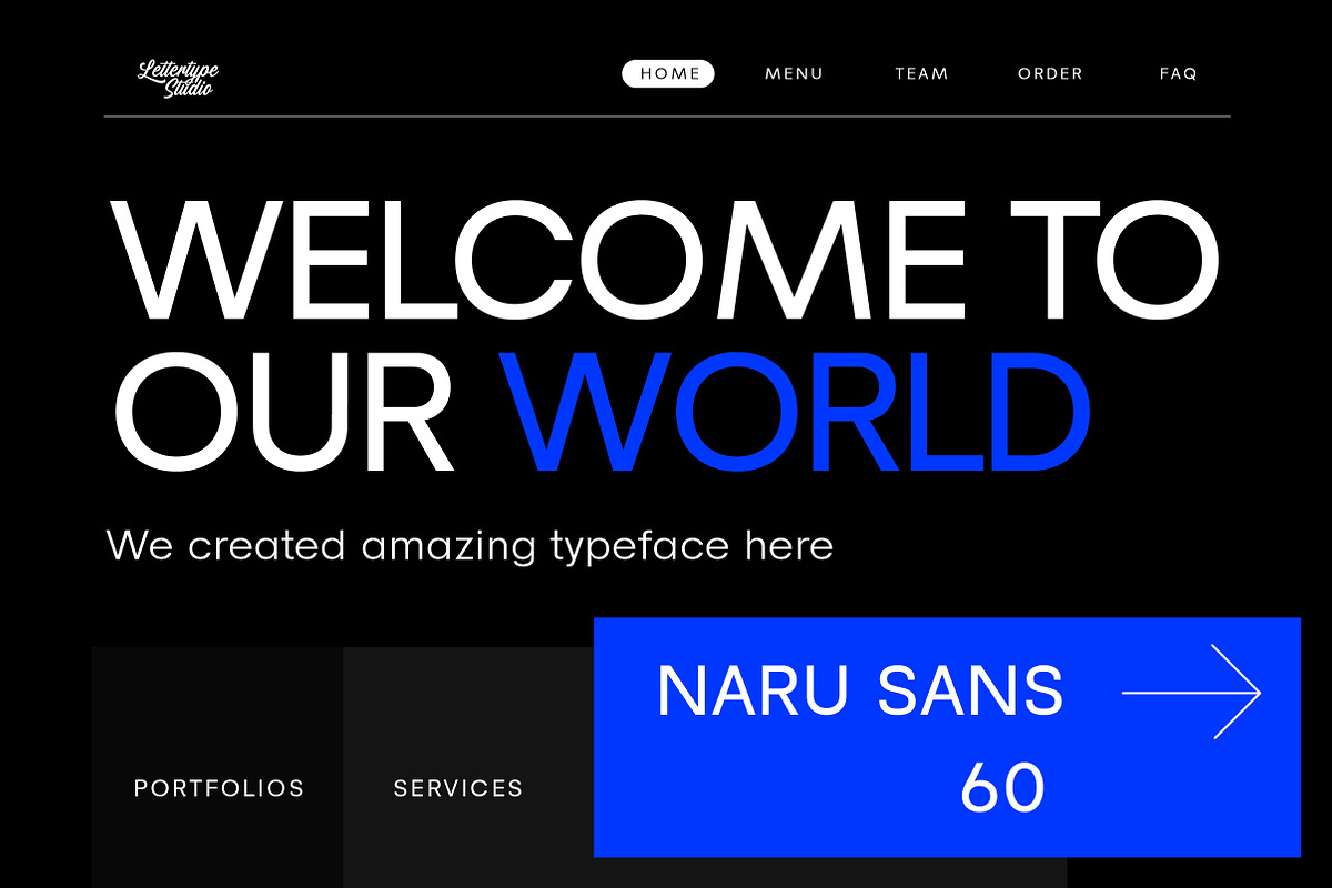 Naru – Geometric Branding Sans, a Sans Serif Font by Lettertype Studio (Photo 14 of 15)