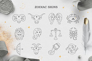 Zodiac signs and constellations, an Illustration by NatalieArtShop (Thumbnail 2 of 16)