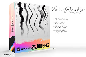 Procreate Hair Brushes