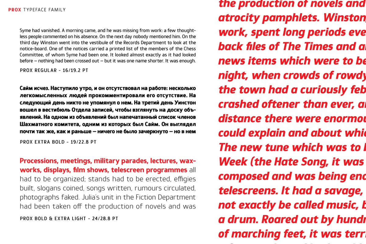 Prox, a Sans Serif Font by Typogama (Photo 5 of 15)