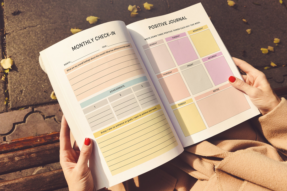 Mental Health Journal Bundle, a Print Template by Designmela01 (Photo 7 of 7)