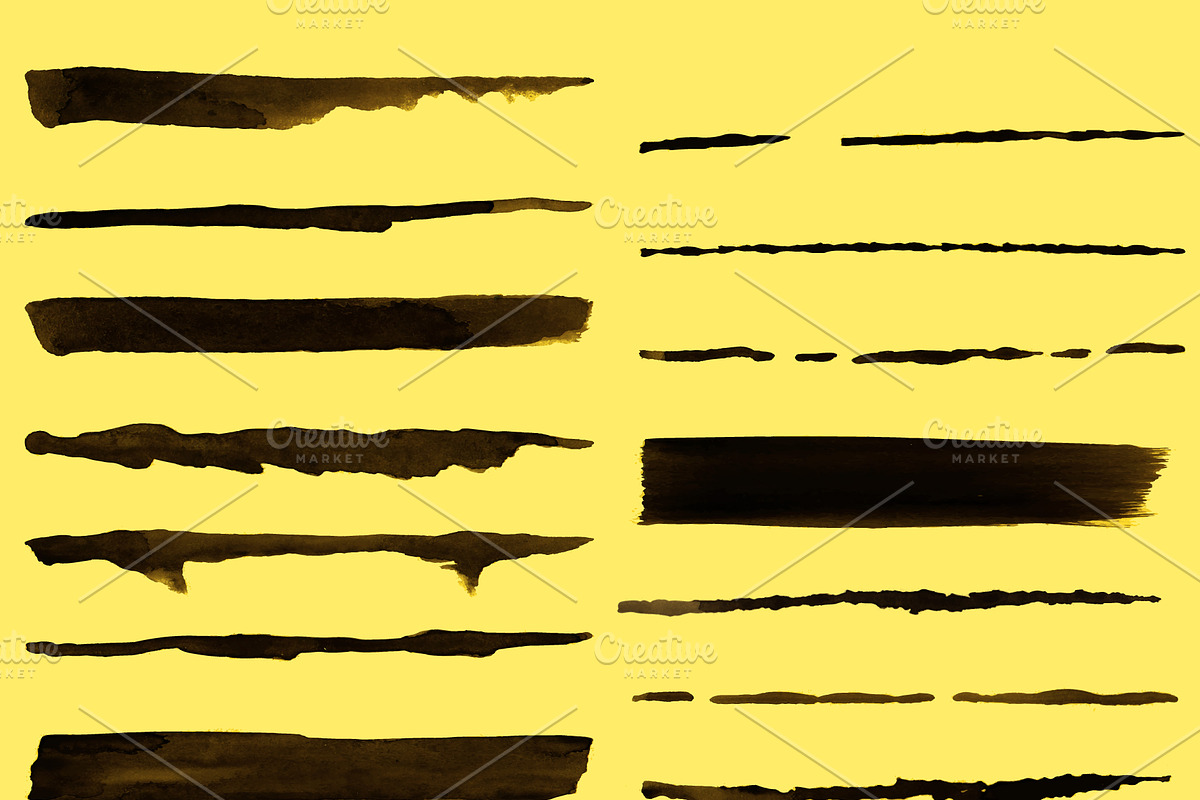 Vector Paint Brushes preview 5