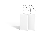 Rectangular Earring Jewelry 3D Model, an Object 3D Model by rebrandy (Thumbnail 4 of 9)