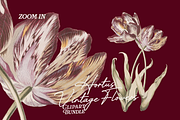 Hortus Vintage Flowers Cliparts, a Decorative Illustration by Lilithcollageart (Thumbnail 11 of 12)