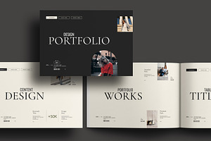 Design Portfolio Landscape Template