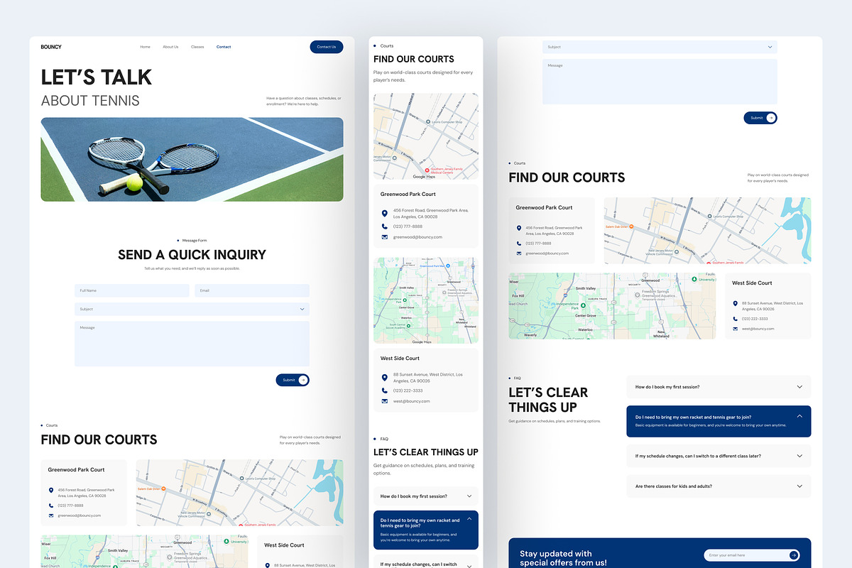 Tennis Academy Website UI Figma, an UI Kit Template by peterdraw (Photo 6 of 7)