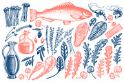 Keto Diet Vector Collection, a Food Illustration by Lubov Illustrations Shop (Thumbnail 4 of 8)