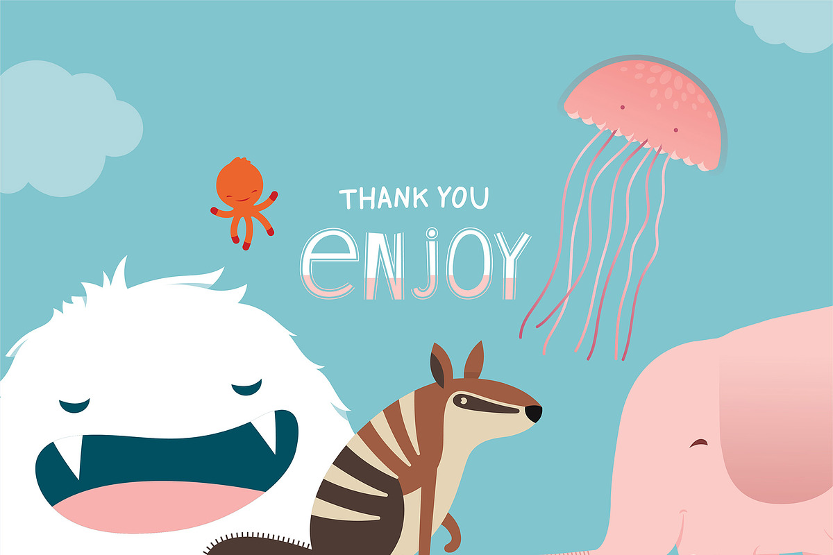 Animalia - Alphabet illustration Set, an Animal Illustration by Pingebat (Photo 7 of 7)