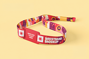 Wristband Mockup, an Advertising Mockup by Custom.scene (Thumbnail 3 of 3)