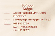 Balboa Magic - Modern Serif Font, a Serif Font by Aqeel_Art (Thumbnail 7 of 9)