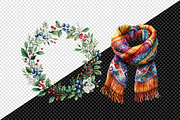 Watercolor Vintage Comfort Christmas, an Illustration by Creative Art (Thumbnail 7 of 10)