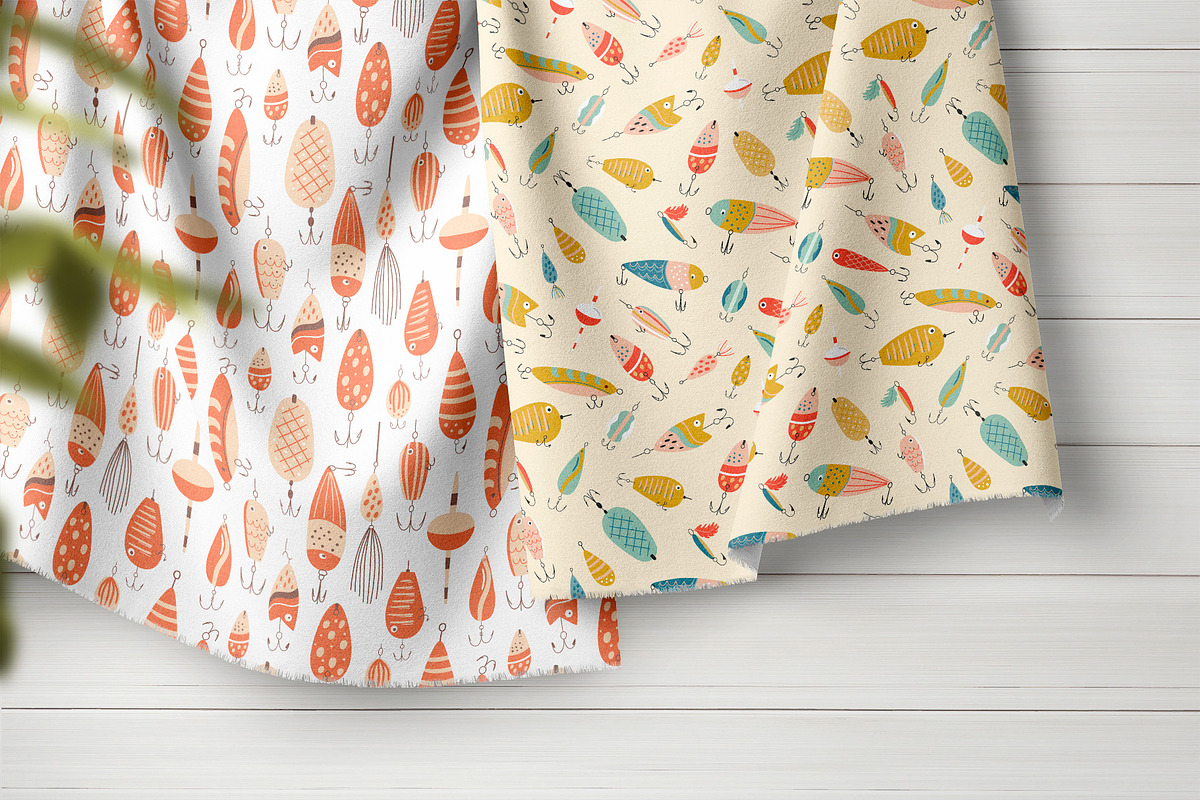 Fishing pattern, a Pattern Graphic by Tani Kuzminka (Photo 7 of 13)