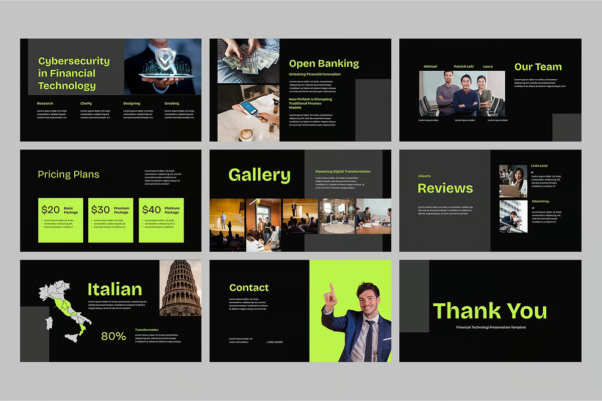 Financial Technology Powerpoint, a Presentation Template by Fit-tee (Photo 3 of 4)