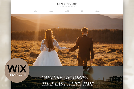 Wix Website Design for Photography, a Websites & App Template by Cosmic Design