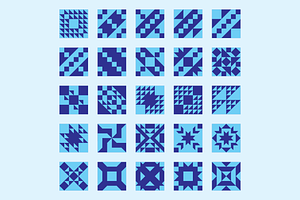 Quilt Patterns Icons