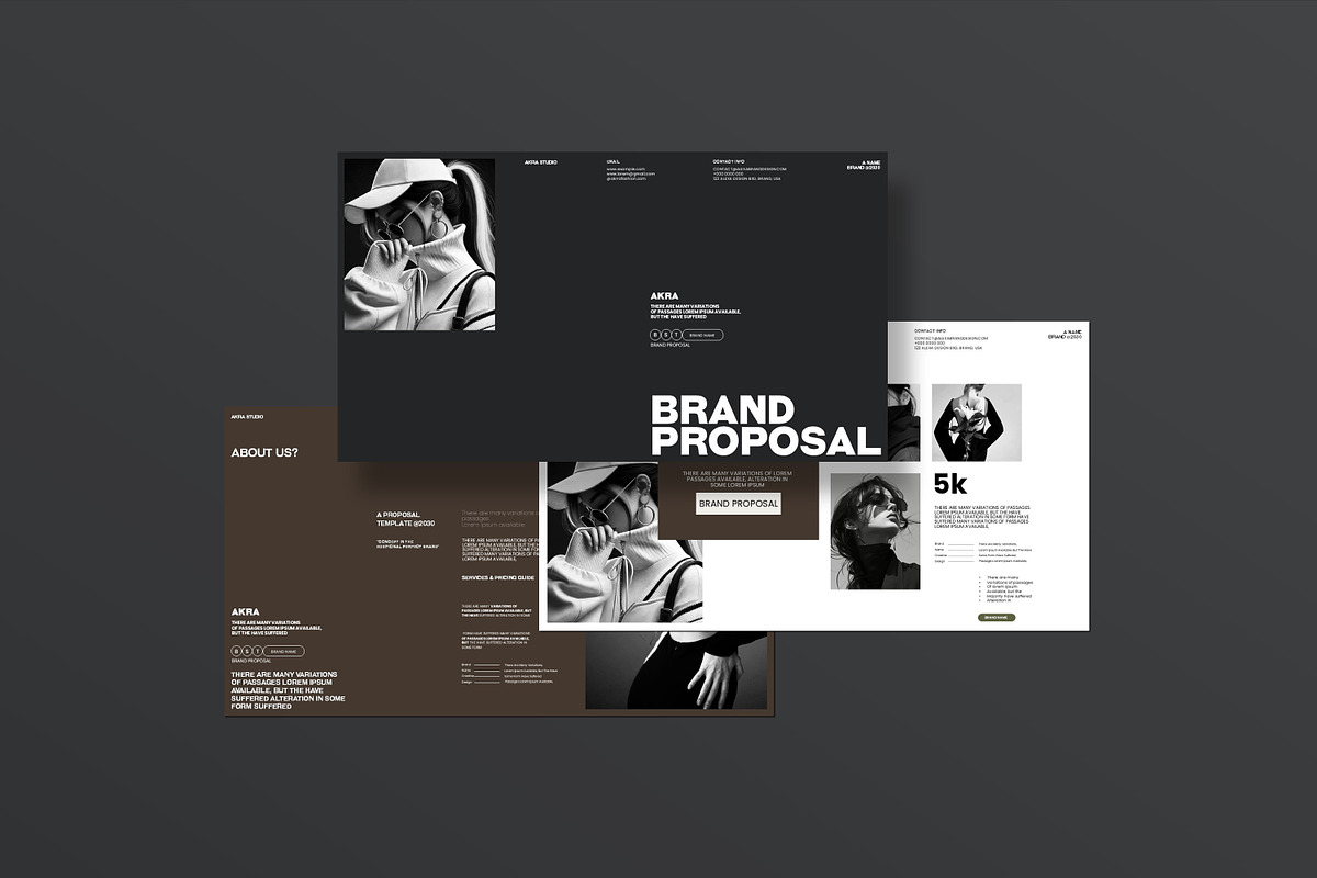 AKRA | Brand Proposal Template, a Presentation Template by Slide-Agency (Photo 5 of 10)