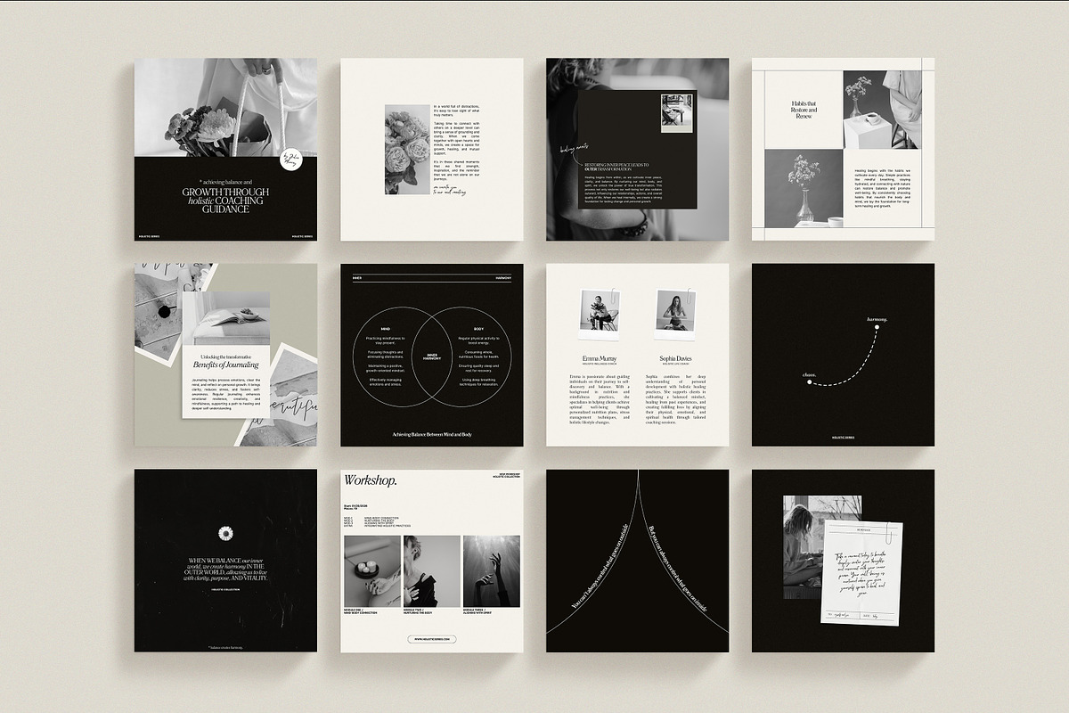 Holistic Coach Instagram Kit, a Social Media Template by Wildnun Studio (Photo 9 of 12)