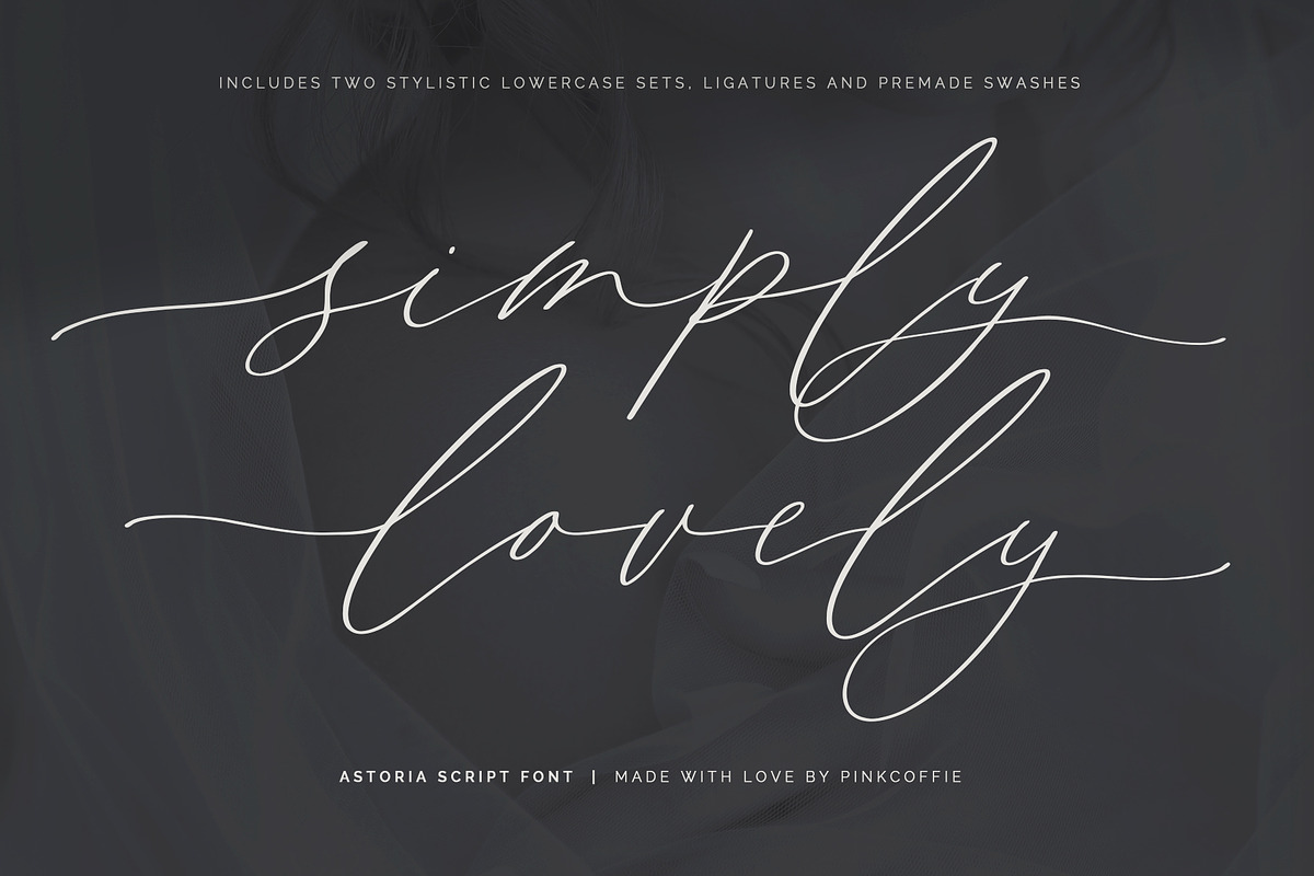 Astoria | Modern Calligraphy Script, a Script Font by Pink Coffie (Photo 10 of 20)