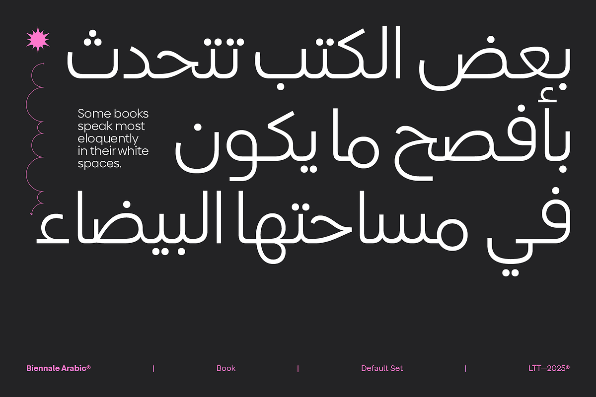 Biennale Arabic, a Sans Serif Font by Latinotype (Photo 5 of 11)