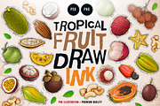 Tropical Fruit Illustration 2, an Object Graphic by RMPL.std (Thumbnail 1 of 4)
