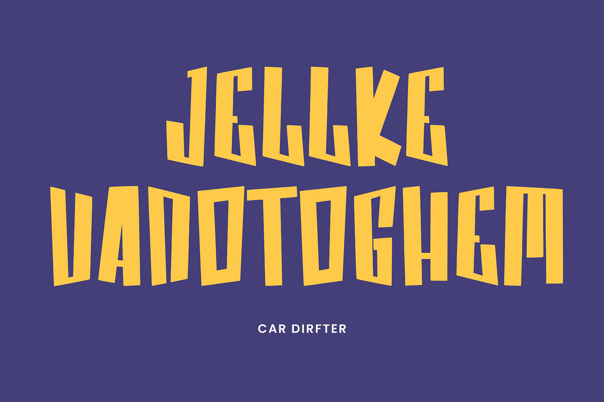 Doshiro Comic Display Typeface, a Sans Serif Font by Maulana Creative (Photo 3 of 8)