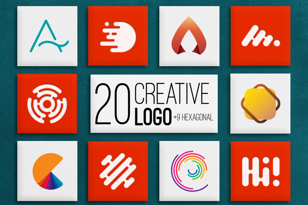 20 Creative Logo VOL.1 (94%OFF), a Branding & Logo Template by Michael Rayback Design (Photo 1 of 5)