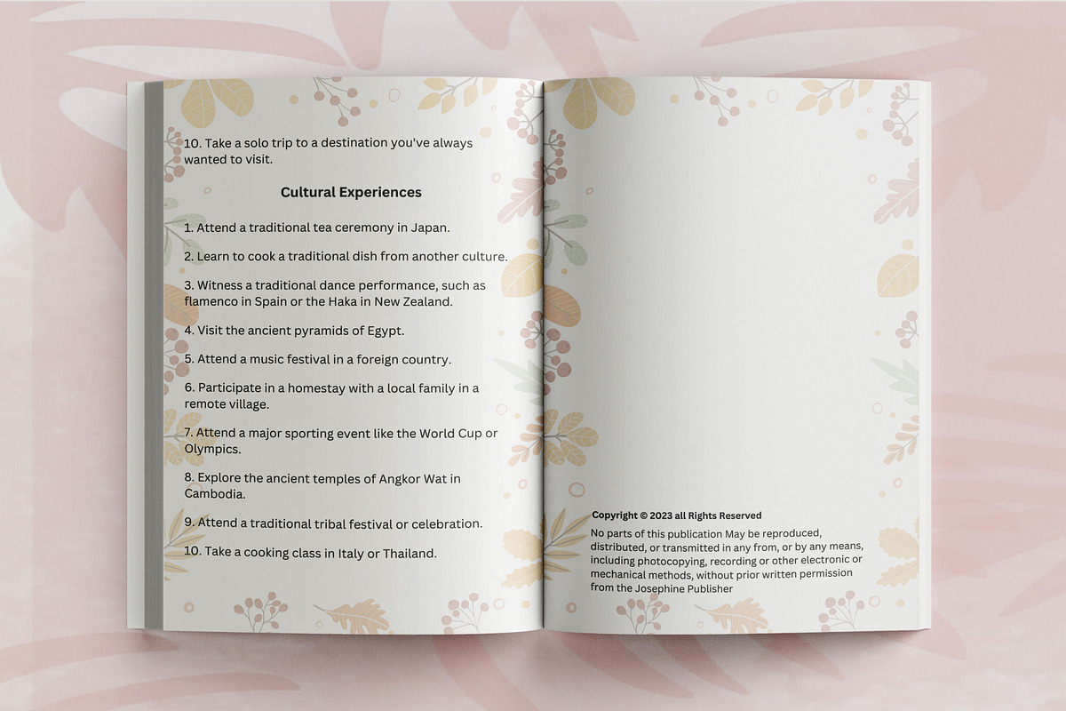 Bucket List Journal | KDP Interior, a Print Template by Book2bees (Photo 4 of 5)