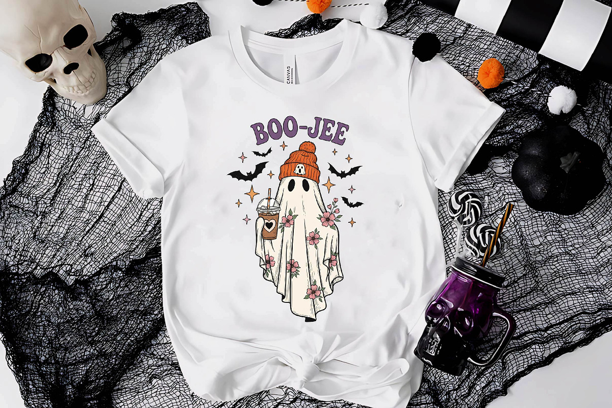 Halloween Ghost PNG Sublimation, an Illustration by Dream Creation (Photo 3 of 6)