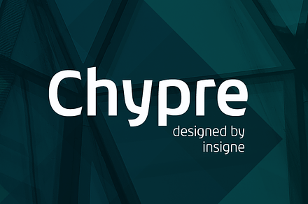 Chypre, a Sans Serif Font by insigne