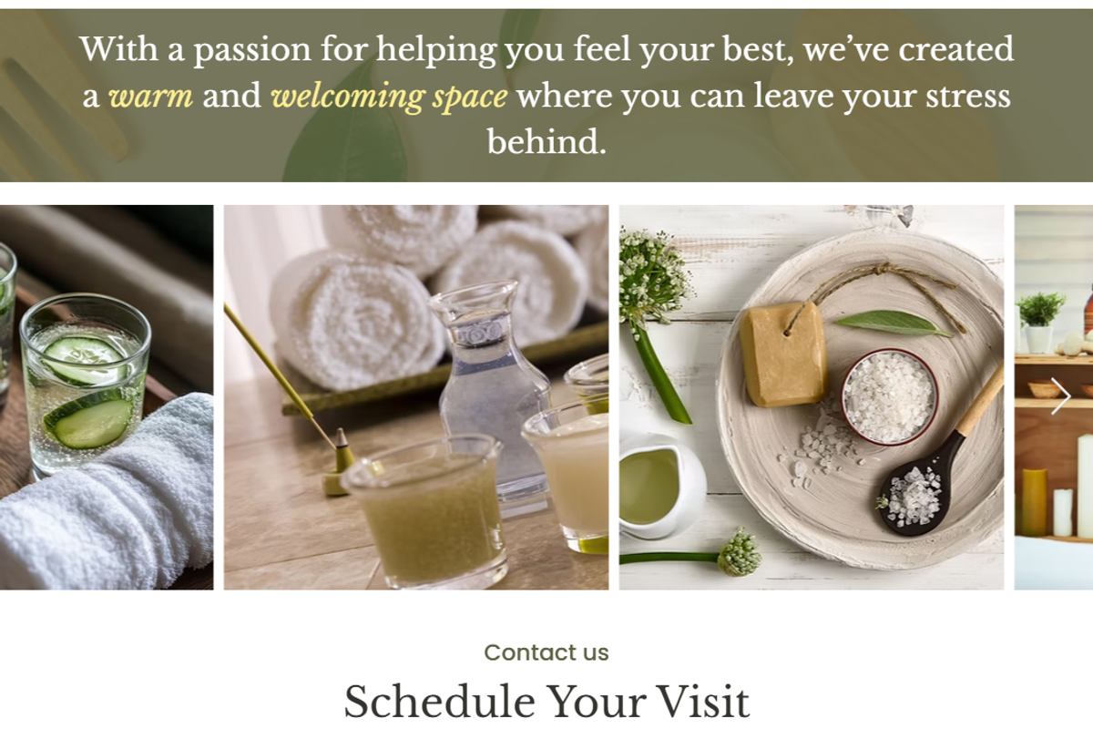 Spa - Wix Studio Website preview 4